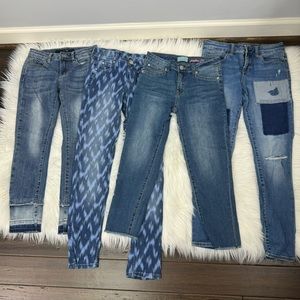 Jeans bundle for girls size 10,12 Joe’s , 7 For All Mankind, Justice, Gap Jean